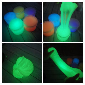 300Ml Glow In The Dark Slime Mainan Slime Murah Blue Hijau Slime