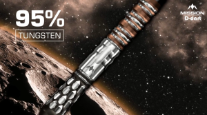 MISSION STEEL TIP DART - 22G/24G/26G Tycho Black Bronze PVD 95% Tungsten Steel Darts (ARROW DART KELULI)