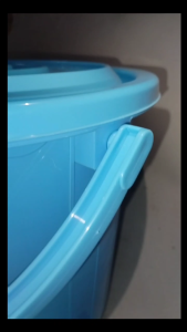 Zooey Kendi Bucket with Cover/ Timba/ Colorful Timba/Water Container Bucket/Water Pail/Home Cleaning & Storage Purpose/Utility Pail