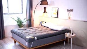 MLADEN 4 SizesThicken Tatami Mattress Foldable Feather Velvet Stuffed Soft Bed Cushion Bed Sheet Fitted