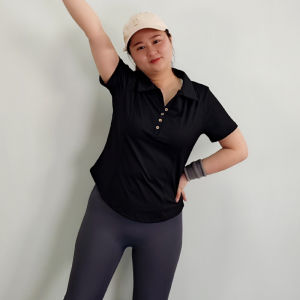 maytryit | Plus Size Moisture Wicking Slimming T-shirt Sportswear