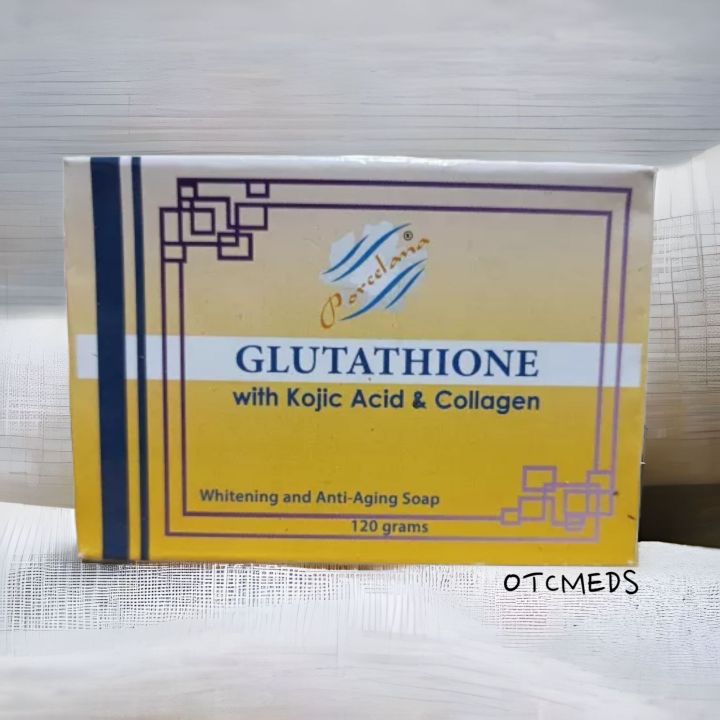 Porcelana Glutathione Soap with Kojic Acid & Collagen 120g Anti-Aging Soap  - Lazada | Lazada PH