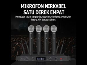 shuer/SLX48 mic wirelessvocal suara terbaik Dual handheld microphone wireless mic karaoke Mic Karaoke Tanpa Kabel Shuer Slx48 Mic Wireless Suara Terbaik Untuk Vokal - Lazada