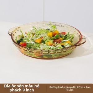 Dụng Cụ Nấu Ăn Bằng Kính Chống Nhiệt Dùng Để Nướng & Lò Vi Sóng