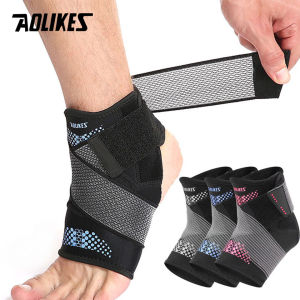 AOLIKES 1PCS Anti-sprain Ankle Support Brace High Elastic Strap Pressurize Basketball Football Fitness Sports Ankle Protector