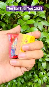 [bằng plastic] KIM BÀI THÁI TUẾ NĂM 2025 DÀNH CHO CÁC TUỔI TỴ - HỢI - DẦN THÂN