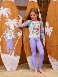PPTOWN | Sun-Resistant Chlorine-Proof Girls Swimwear