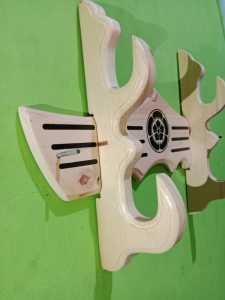 Stand ktana glok dua tahap dinding