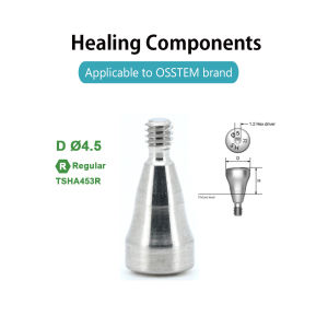 5pcs/bag JNSUR Dental Healing Components Implant Accessories Compatible with OSSTEM Dental Lab Material Technician Accessories