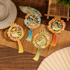 Đồng Thau Rỗng Mặt Dây Chuyền Trang Trí Kinh Điển Cao Cấp Tinh Tế Quà Lưu Niệm Văn Hóa Sáng Tạo Quà Tặng Văn Phòng Phẩm Học Sinh