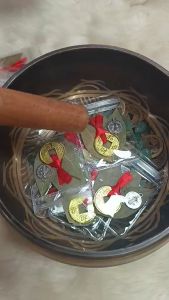 Lucky Wallet Charm Dahon ng Laurel pampasuwerte at Panghatak ng Pera sa Wallet