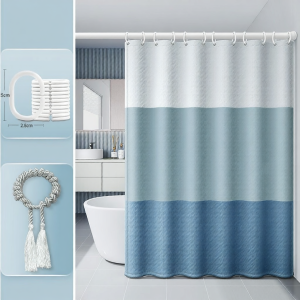 WEILAISHI | Waterproof Anti-mold Punch-free Shower Curtain