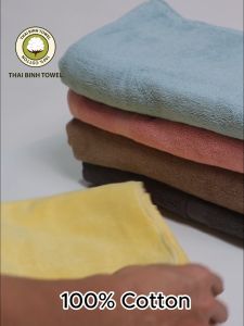 Khăn Tắm cỡ vừa 50x100cm THAI BINH TOWEL 100% Cotton Mềm mại Không Xổ Lông Không Phai