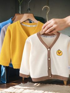 Knitted Long Sleeve Cardigan Sweatshirt for Kids