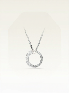 Swarovski | Pearl Imitation Circle Pendant Necklace
