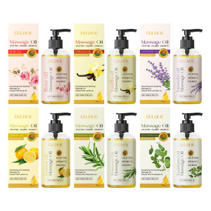 EELHOE Body Essential Oil  Set Lavender Oil Lemon Essential Oil Massage Oil MoisturizingSoothing And Tightening Skin Help To Sleep Relax And Relieve Anxiety Body Care Essential Oil (100ml)