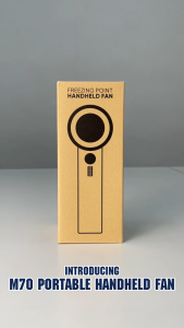 [New Model] Portable Handheld Ice Cool Fan M70 with 101 Speed Freezing Point 3600mAh Battery & 15h Cooling Time 冰感冷风扇