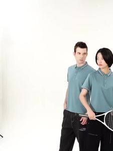 May mặc Weilong POLO Áo Nam 40 Áo thun ngắn tay cotton piqué sợi đôi phong cách mùa hè trưởng thành cổ bẻ thoáng khí T Áo Thun