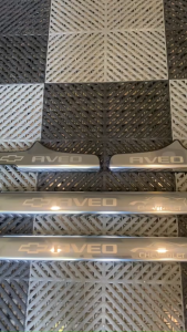 INOX ốp chống trầy bước chân trong (phần nhựa) dùng cho CHEVROLET Aveo