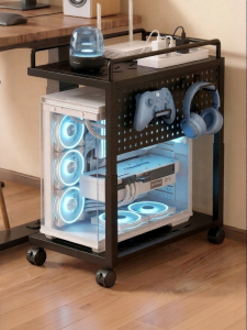 YIXUAN | Movable Two-tier Desktop PC Stand