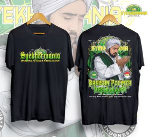 Kaos Distro SYEKHER MANIA - BARISAN PECINTA RASULULLAH bahan catton combad 24s
