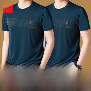 Tucano Silk Mens T-Shirt round Neck Short Sleeve Fashion Urban Style Cooling Fabric Summer Top Quality Brand Chinese Manufacturer