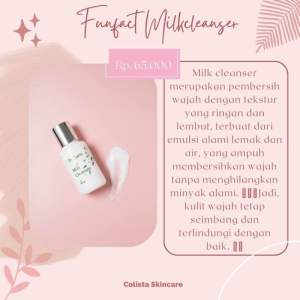 Pembersih Wajah / Cleanser / Milk Cleanser Colista Skincare BPOM