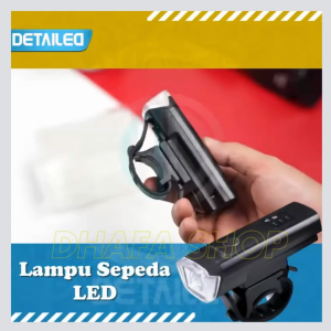 BARU TaffLED Lampu Depan Sepeda Led Charger Super Terang Tahan Air LED XPG 350 Lumens - HJ-047