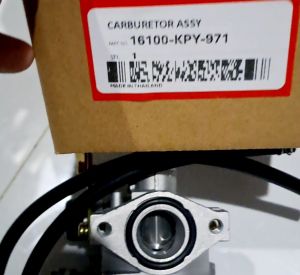 CARBURETOR ASSY HONDA XRM110 THAILAND GENUINE PARTS 16100KPY971 HTP1