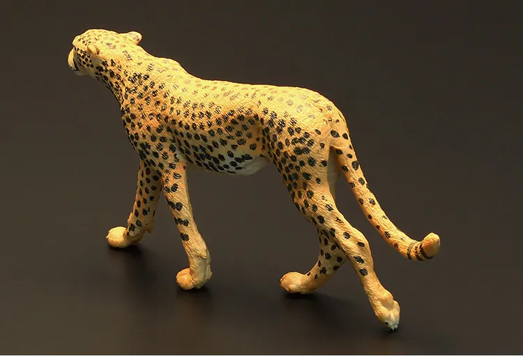 JXK 1:6 Cheetah Leopard Statue Resin Animal Action Figure Toy Model  Decoration