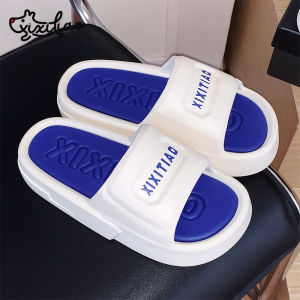 Anti-Slip Sports Couple Outdoor Fashion Sandals Casual Youth Daily EVA Flat Bottom Color Block Summer Beach Slippers