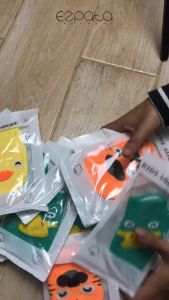 Nina 3 Psg Kaos Kaki Hidden Socks Anak Korea Kepala Binatang Lucu - Random