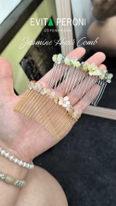 EVITA PERONI | Jasmine Hair Comb | High Quality Hair Comb | Female Hair Comb