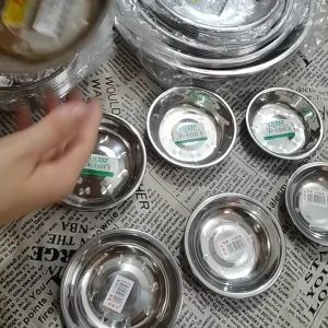 Stainless Steel Plate / Dish / Rice plate/Pinggan Keluli Tahan Karat / Pinggan / Pinggan nasi