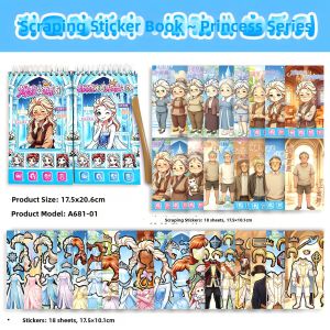 Educational Dress-up Sticker Book for Girls 3 to 10 Years Old