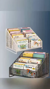 Multi-Layer Cast Iron Wire Storage Basket - Kitchen Countertop Organizer for Spices Snacks | Malaysia Home Organizer