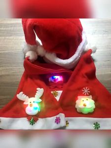 Santa Hat Christmas Decoration Childrens Santa Hat Diy Adult Headwear Snowman Elk old Man Hat Decoration