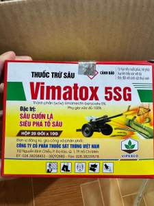 Hộp 20 gói thuốc trừ sâu sinh học Vimatox