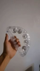 Light Up Tambourine Colorful LED Hand Bells  Flashing Tambourine