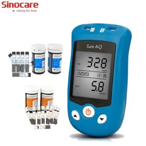 Sinocare Que Thử Đường Huyết Safe AQ UG 50 Que Kèm 50 Kim Chích Máu - Hàng Chính Hãng
