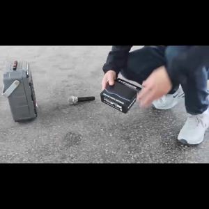 Bộ Thu Phát Micro Không Dây 2.4GHz Hệ Thống XLR Bộ Chuyển Đổi Mic Có Thể Sạc Lại Cho Âm Thanh Mix Hệ Thống Mic Không Dây Chuyên Nghiệp