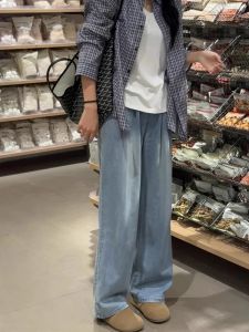 กางเกงยีนส์ขากว้างไซส์ใหญ่ ทรงหลวม ทรงตรง ทรงยาวถึงพื้น ทรงหลวม ทรงฤดูร้อน ทรงหลวม ทรงหลวม ทรงหลวม