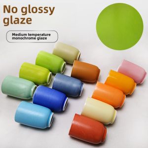 Xiaoweiwei Ceramic Shop Ceramic Color Glaze Matte Glaze Monochrome Matte Glaze Medium and High Temperature Electric Kiln Firing