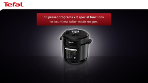 Tefal Home Chef Smart Electric Pressure Cooker 6L - CY601