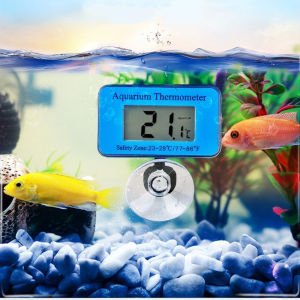 Lcd Termometer Aquarium Akuarium Digital Celup Akurat Waterproof Alat Pengukur Suhu Air Ikan Aquarium