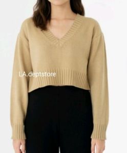 Crop top Vneck premium