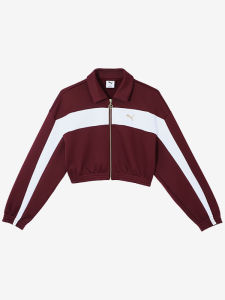 PUMA | Seasonal New Womens Retro Short-Sleeve Knit Jacket