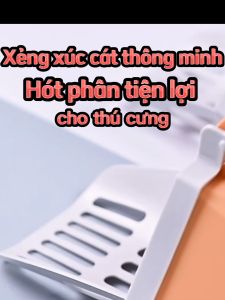 Xẻng xúc cát thông minh hót phân tiện lợi cho thú cưng có thể tháo rời nhựa cao cấp N088