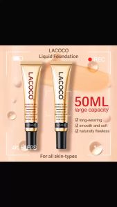 LACOCO BB Cream 50ML nourishing skin whitening concealer long-lasting matte long-lasting isolation liquid oil control and makeup setting Color Blemish Moisturizer Cosmetic Flawless Moisture foundation bb cream holic Acne Lightweight Balm Hydrate
