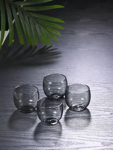 【OPTIMUM】Glassware Borosilicate Glass Teapot Set Stovetop Microwave Safe High Temperature Tea Cups with Filter